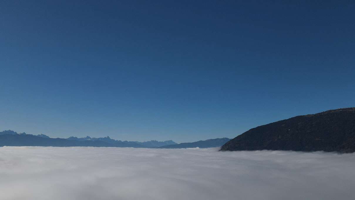 Ossiacher See News | Atemberaubende Aussicht über dem Nebelmeer