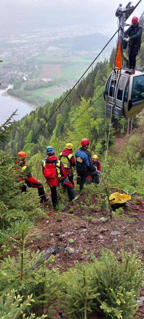 Ossiacher See News | Liftbergeübung auf der Gerlitzen