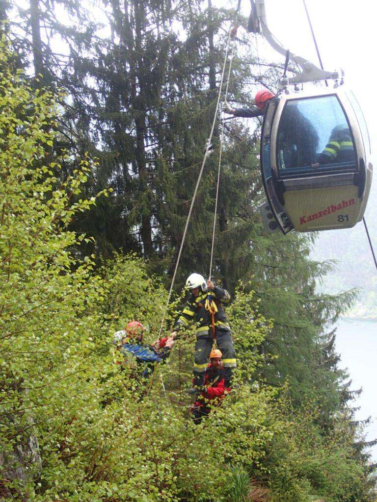 Ossiacher See News | Liftbergeübung auf der Gerlitzen