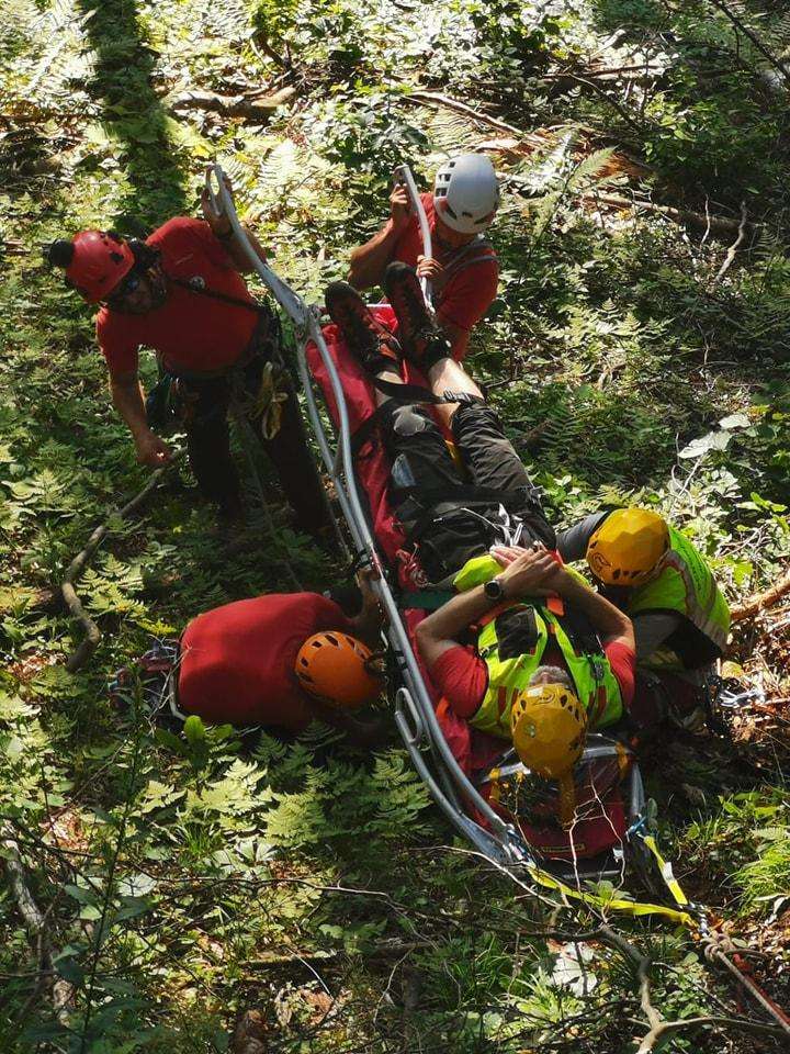 Ossiacher See News | Feuerwehr und Bergrettung übten