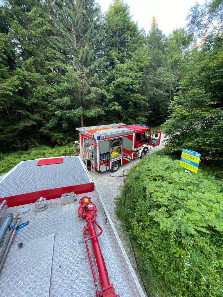 Ossiacher See News | Feuerwehr und Bergrettung übten