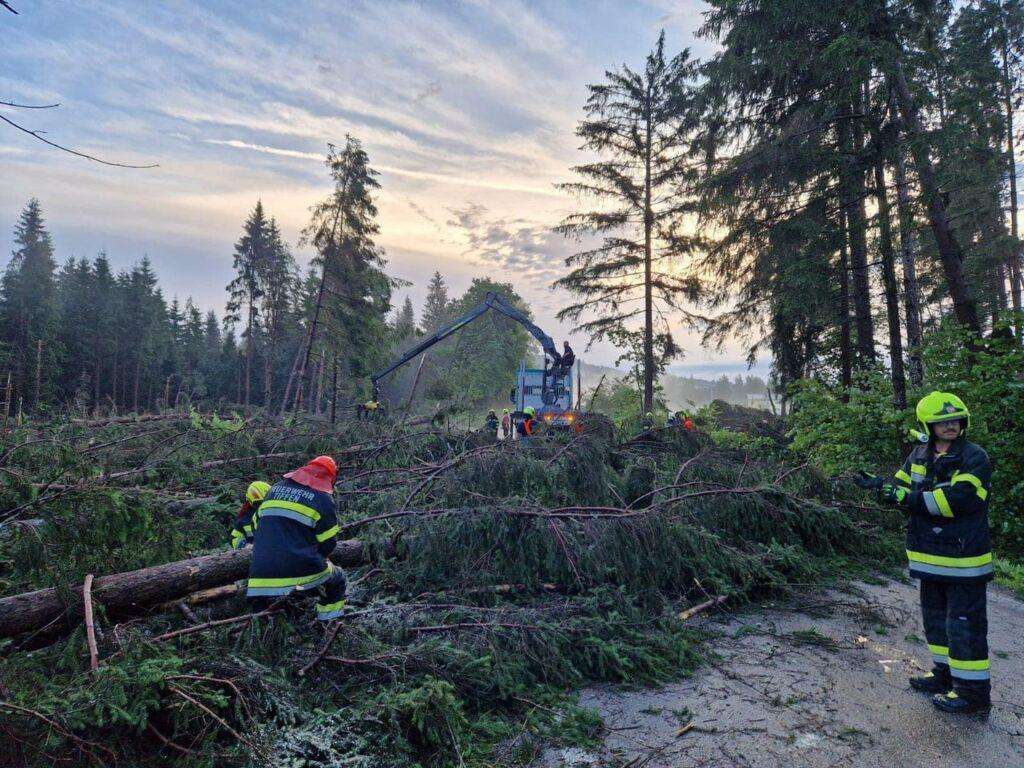 Ossiacher See News | Unwetterfront sorgte für mehrere Einsätze