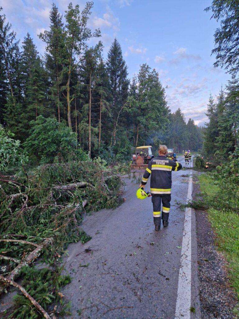 Ossiacher See News | Unwetterfront sorgte für mehrere Einsätze