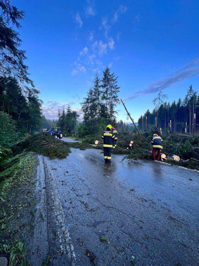 Ossiacher See News | Unwetterfront sorgte für mehrere Einsätze