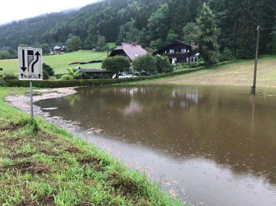 Ossiacher See News | Ossiach: Regenfälle sorgten für Einsätze