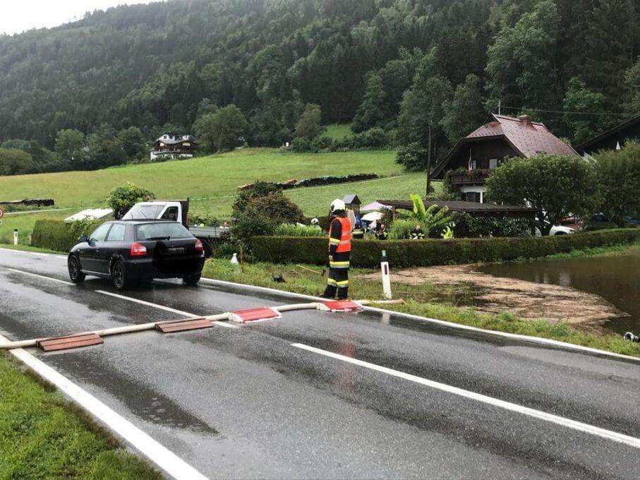 Ossiacher See News | Ossiach: Regenfälle sorgten für Einsätze