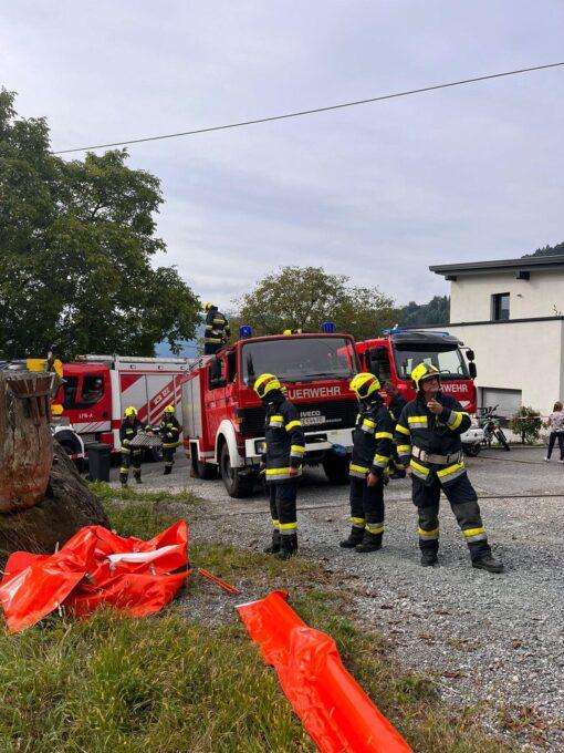 Ossiacher See News | Bodensdorf: Gemeinschaftsübung der Freiwilligen Feuerwehren