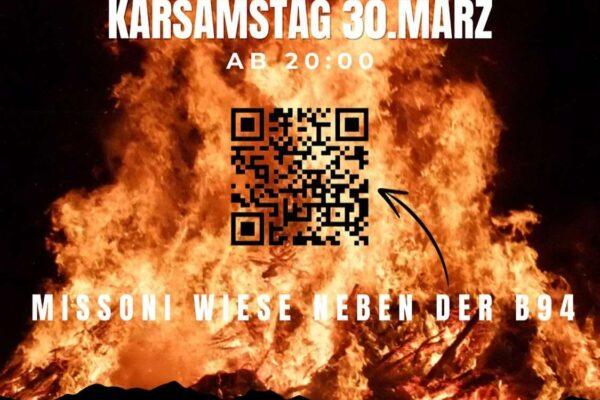 Ossiacher See News | Tiffen - Legendäres Osterfeuer wird entzündet