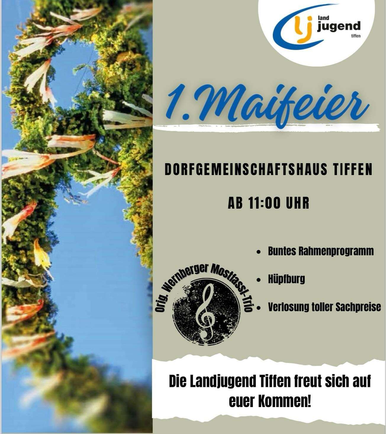 Ossiacher See News | 1. Maifeier der Dorfgemeinschaft Tiffen