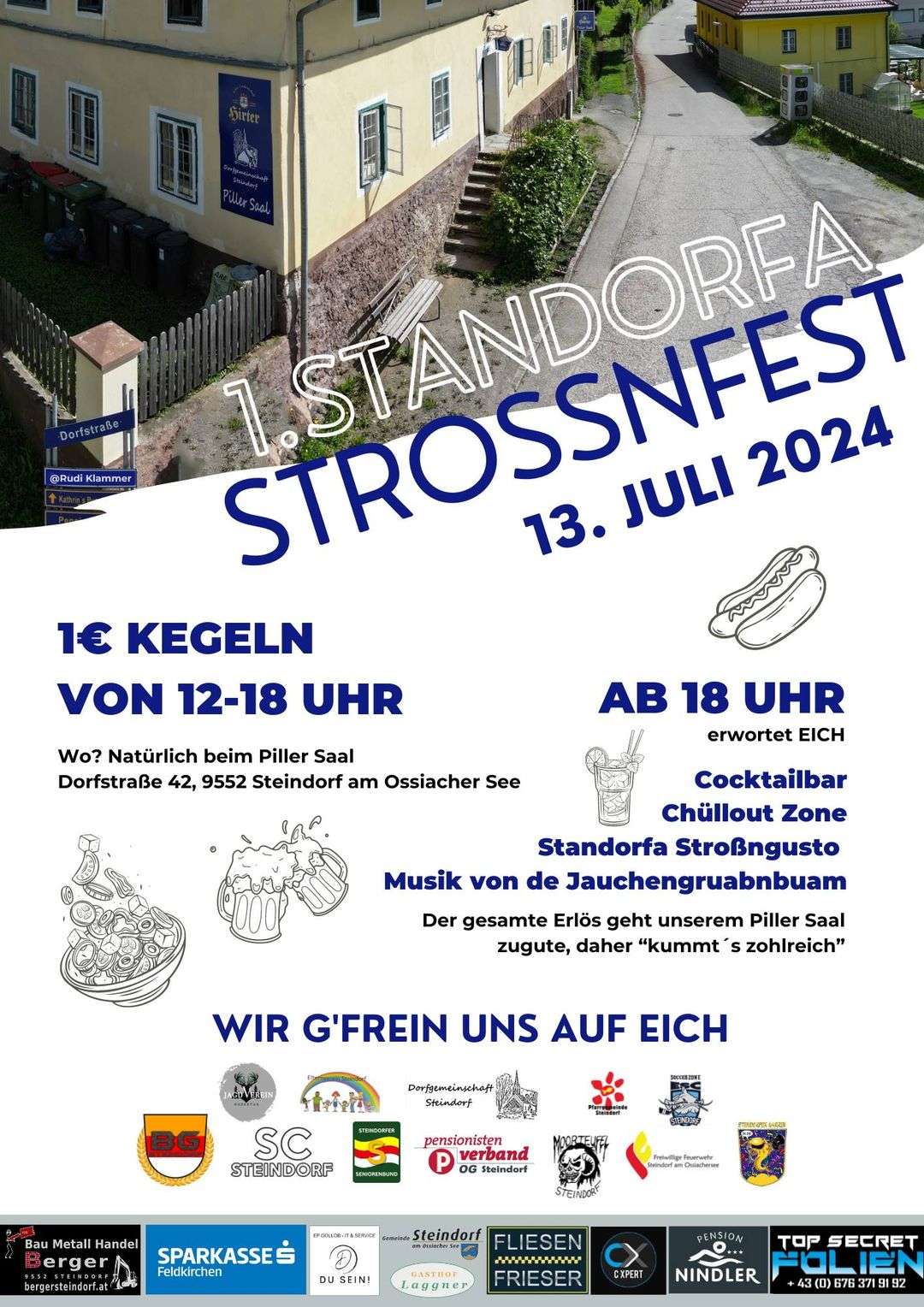 Ossiacher See News | 1. Standorfa Strossnfest!