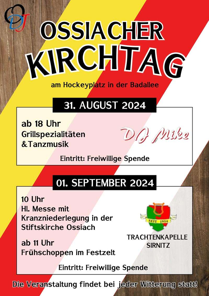 Ossiacher See News | Einladung zum Ossiacher Kirchtag