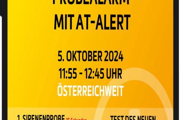 Ossiacher See News | Zivilschutz-Probealarm mit AT-Alert-Test 2024