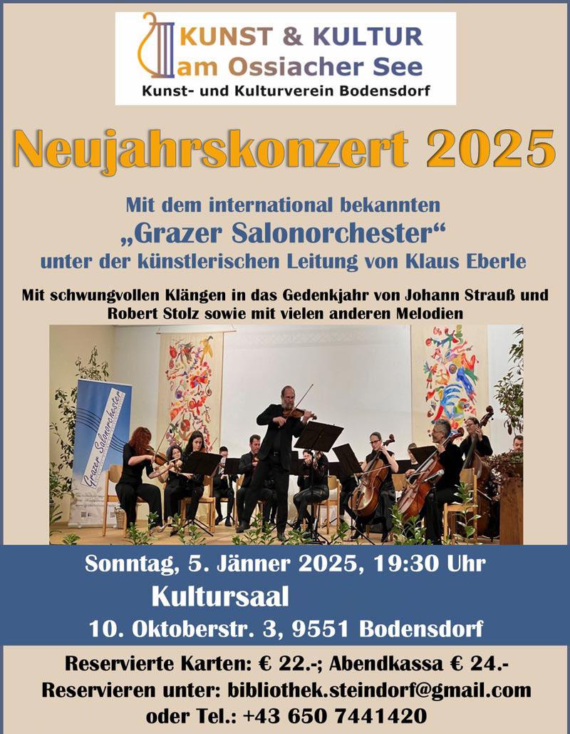 Ossiacher See News | Neujahrskonzert 2025